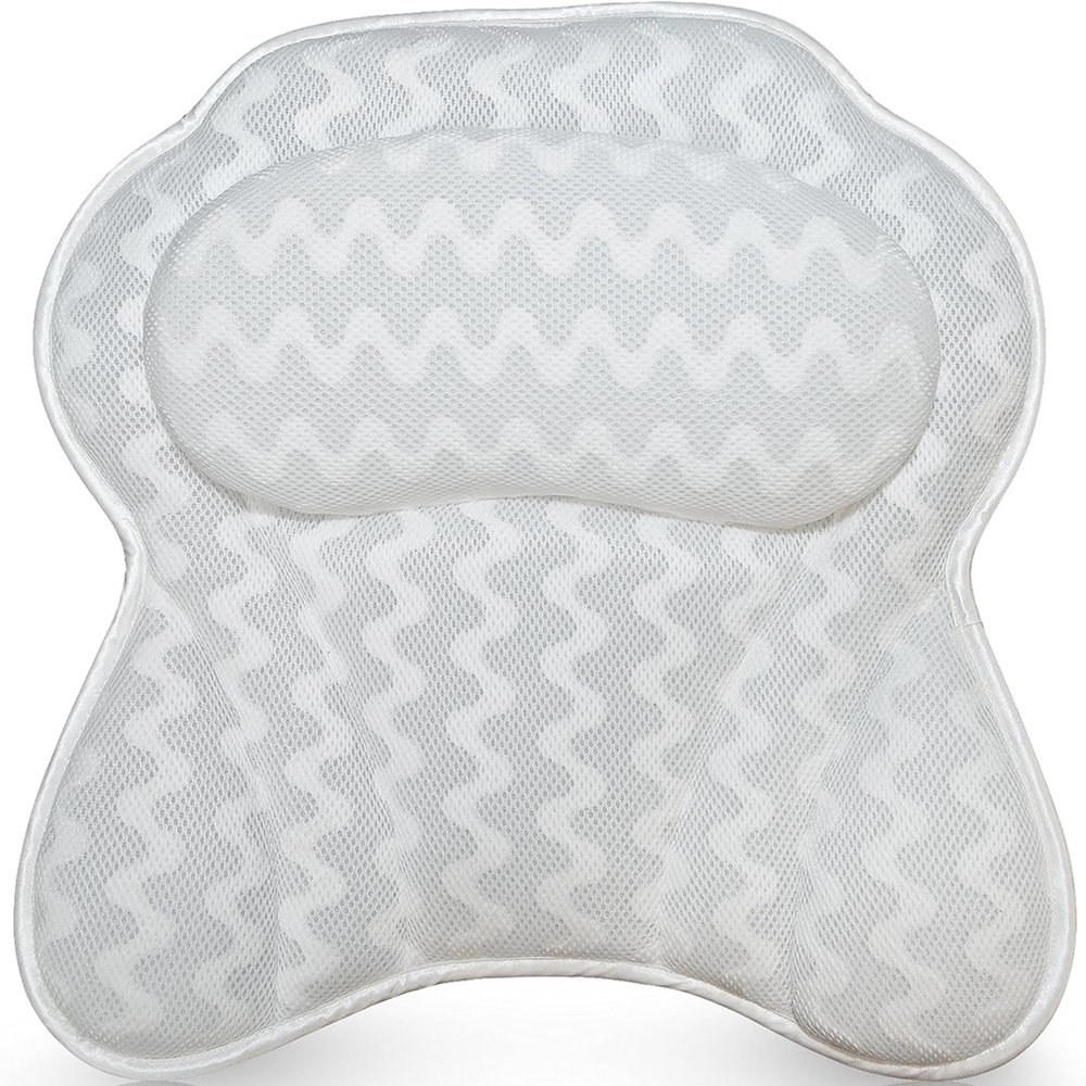 NEW Bath Pillow Bathtub Pillow Back Neck Support Pillow, Spa Cushion for Tub